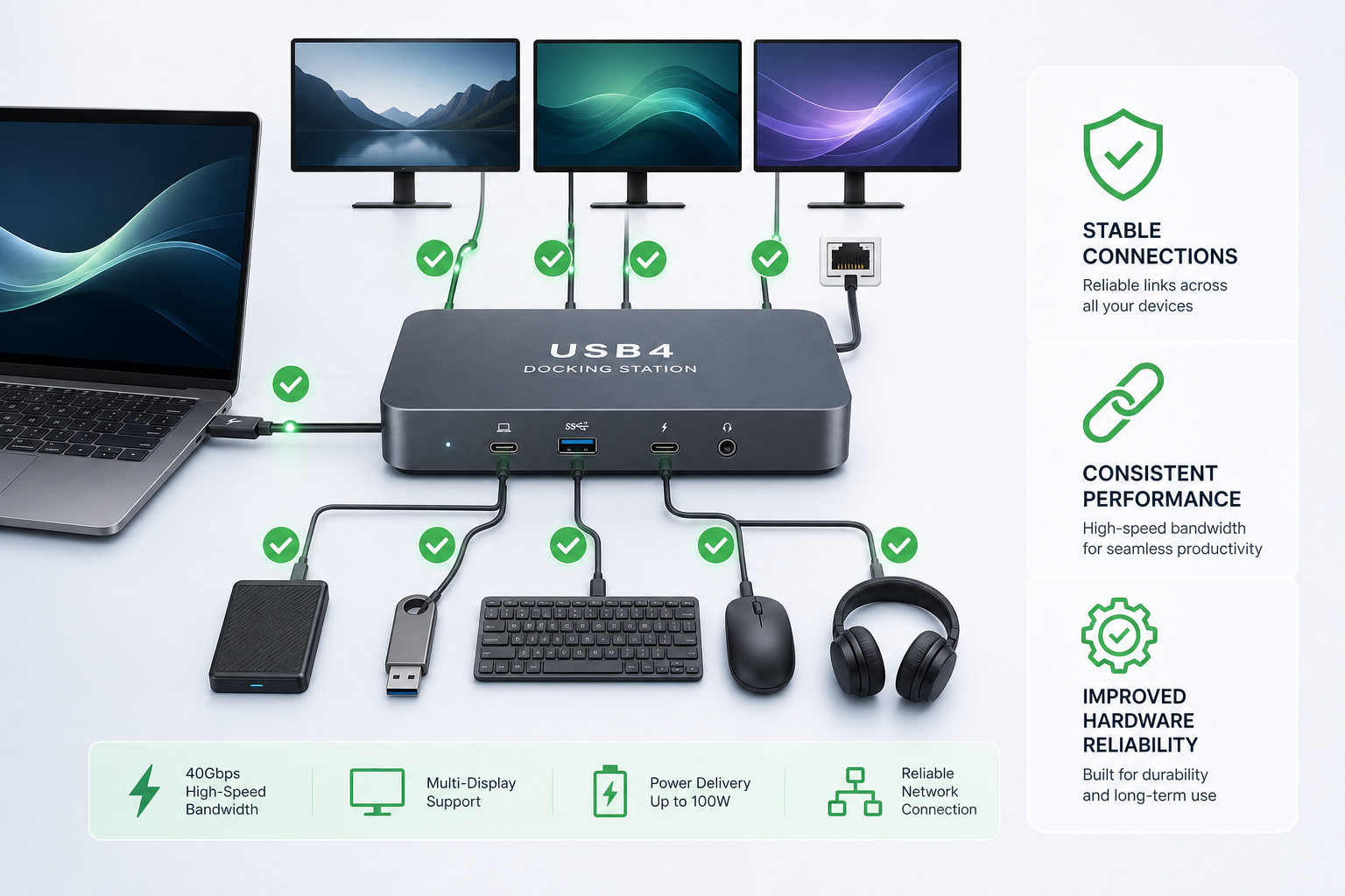 USB4 docking station reliability fix as part of Windows 11 quality improvements