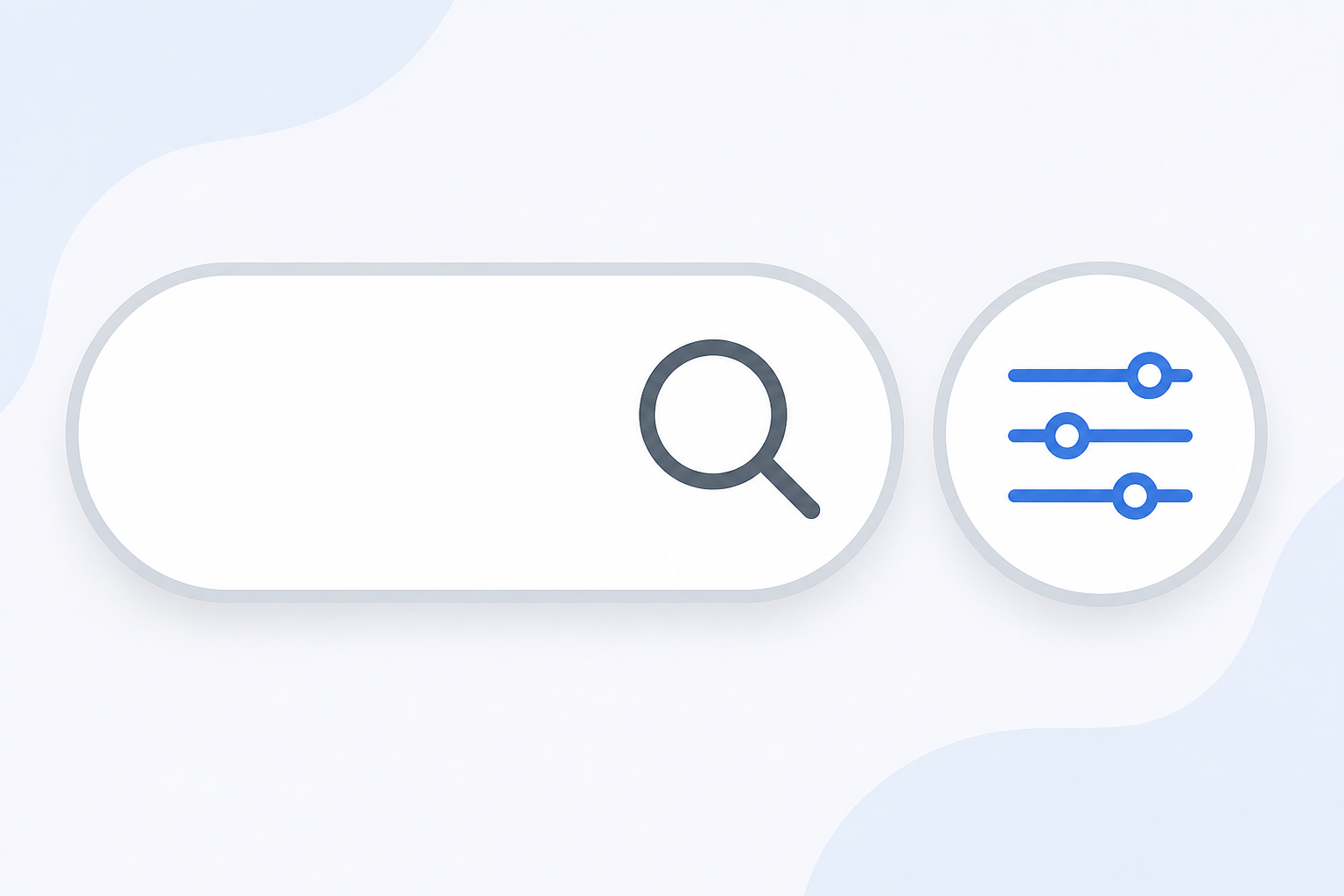 Search bar and filter icons representing Outlook search operators