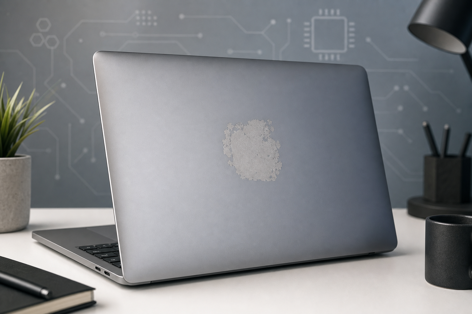 Laptop representing the fading Copilot+ PC branding on modern hardware