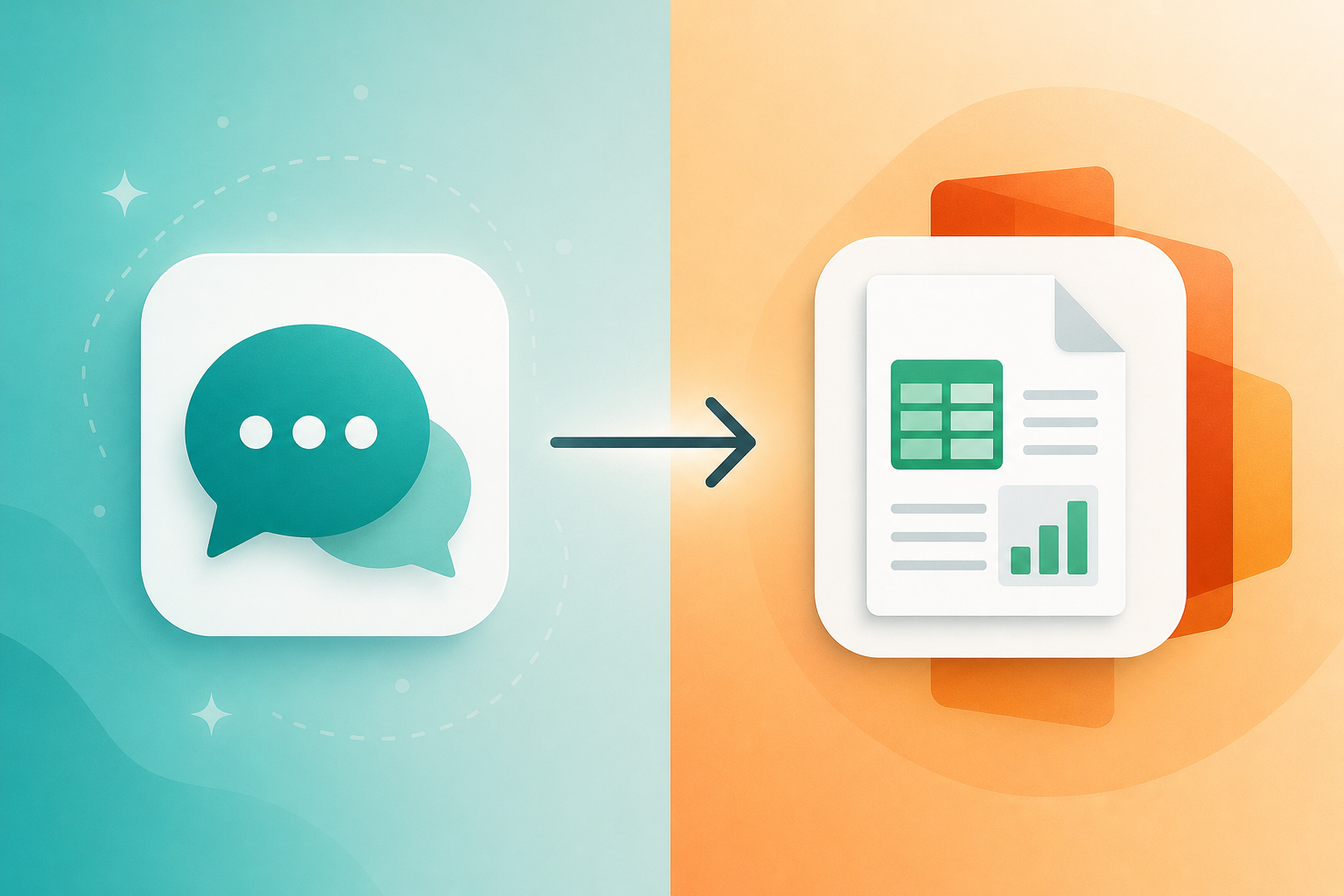 Workflow icon linking ChatGPT for teens to Microsoft Office tools