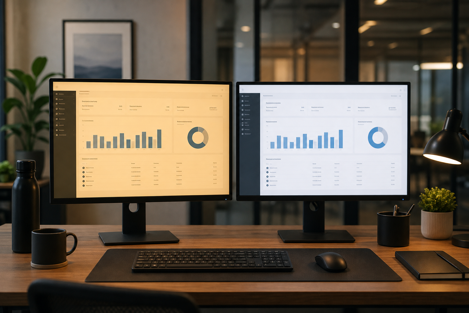 Multiple monitors with inconsistent night light scheduling color output