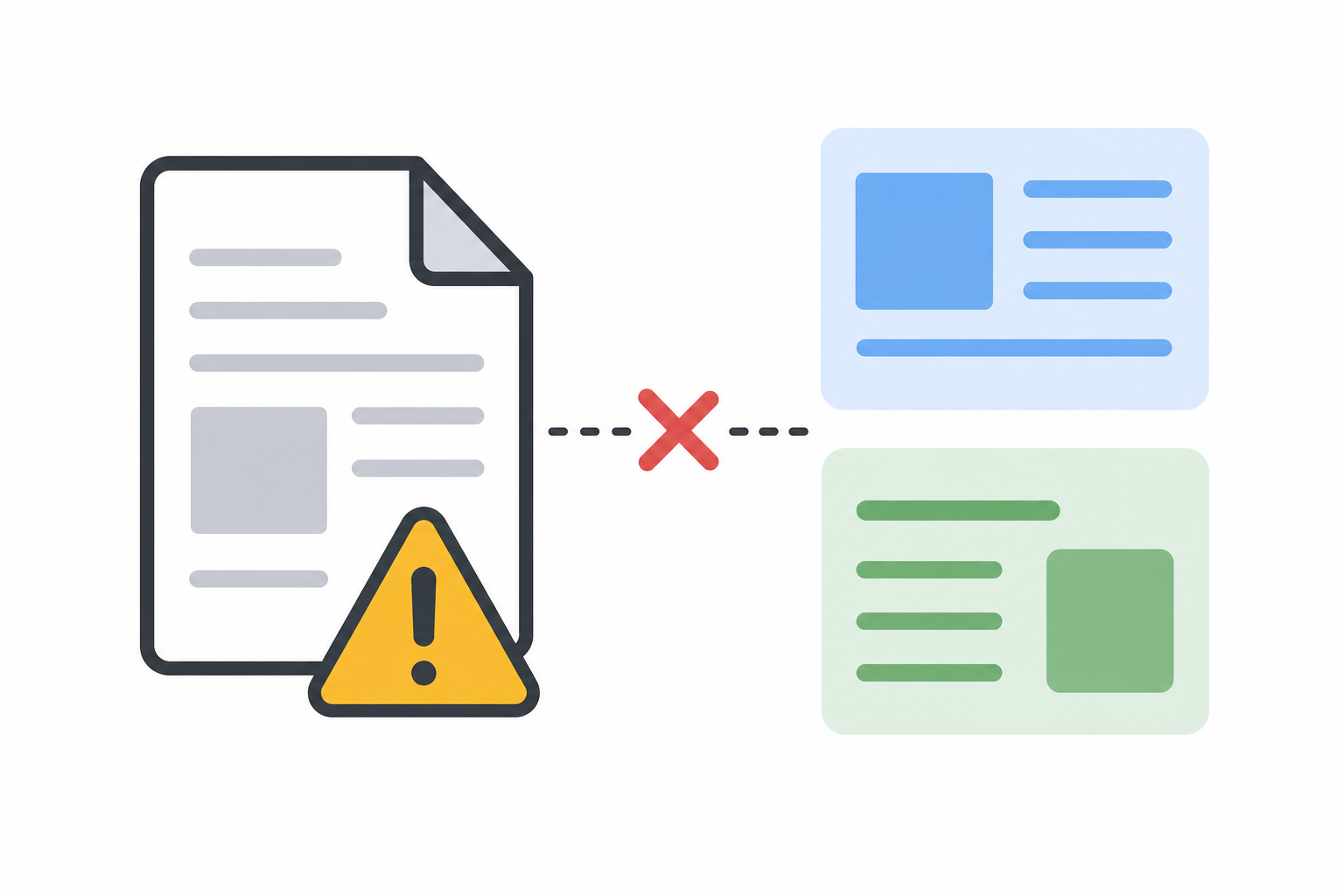 File compatibility warning icons for lightweight office app clones